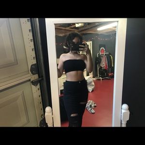 Black Urban Outfitters Tube Top